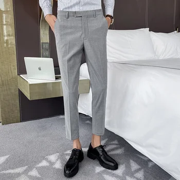 2020 new men's spring and summer Korean version of Slim personality casual trousers men's trend fashion wild nine points
2020 new men's spring and summer Korean version of Slim personality casual trousers men's trend fashion wild nine points