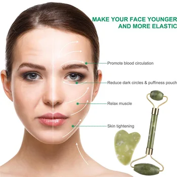 Jade Massager Fashion Anti-Aging Anti Wrinkle Jade Roller Tool Natural SPA Roller Facelift Women Men Beauty
Jade Massager Fashion Anti-Aging Anti Wrinkle Jade Roller Tool Natural SPA Roller Facelift Women Men Beauty