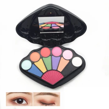 Matte Eyeshadow Makeup Palette Long Lasting Waterproof Shell Shape Eye Shadow Highlighter Powder Cosmetic Set Combination Beginn 
Matte Eyeshadow Makeup Palette Long Lasting Waterproof Shell Shape Eye Shadow Highlighter Powder Cosmetic Set Combination Beginn
