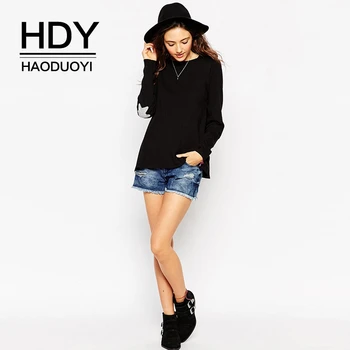 HDY Haoduoyi Fashion Soft Warm Loose Simple Personality Nifty Patch Vented Long Sleeve Round Neck Pullover Knit Sweater
HDY Haoduoyi Fashion Soft Warm Loose Simple Personality Nifty Patch Vented Long Sleeve Round Neck Pullover Knit Sweater