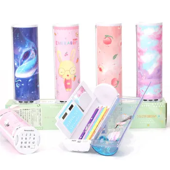 2020 Pencil Case 3-Digit Combination Key Pencil Box School Stationery Resettable Push-Button Lock Code Multifunctional Pen Holde
2020 Pencil Case 3-Digit Combination Key Pencil Box School Stationery Resettable Push-Button Lock Code Multifunctional Pen Holde
