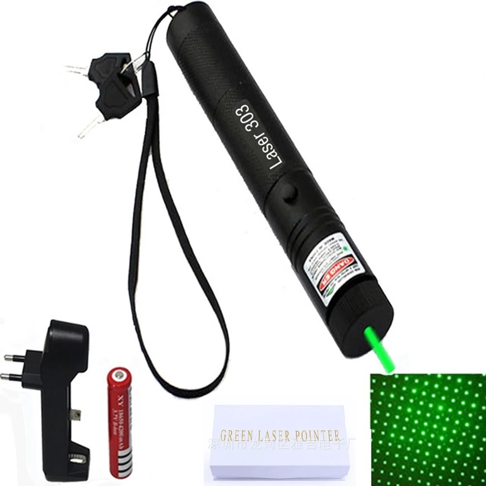 High Power Green Laser 303 Laser Pointer 532nm Pointer Pen Adjustable Burning Green Laser Match With Rechargeable Battery Box
High Power Green Laser 303 Laser Pointer 532nm Pointer Pen Adjustable Burning Green Laser Match With Rechargeable Battery Box