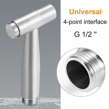 Shower Water Head Stainless Steel Handheld Hygienic Shower Portable Bidet Sprayer Bidet Toilet Set Kitchen Bathroom Fixture
Shower Water Head Stainless Steel Handheld Hygienic Shower Portable Bidet Sprayer Bidet Toilet Set Kitchen Bathroom Fixture