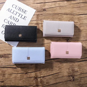New Women's Wallet Modern Japanese And Korean-Style Buckle Simple Coin Wallet New Women's Short Wallet Korean Version
New Women's Wallet Modern Japanese And Korean-Style Buckle Simple Coin Wallet New Women's Short Wallet Korean Version
