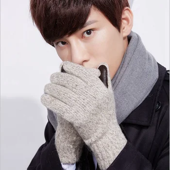 Winter Knitted Wool Touch Screen Gloves Men Warm Short Plush Lining Full Finger Sport Cycling Gloves Mittens Guantes New
Winter Knitted Wool Touch Screen Gloves Men Warm Short Plush Lining Full Finger Sport Cycling Gloves Mittens Guantes New