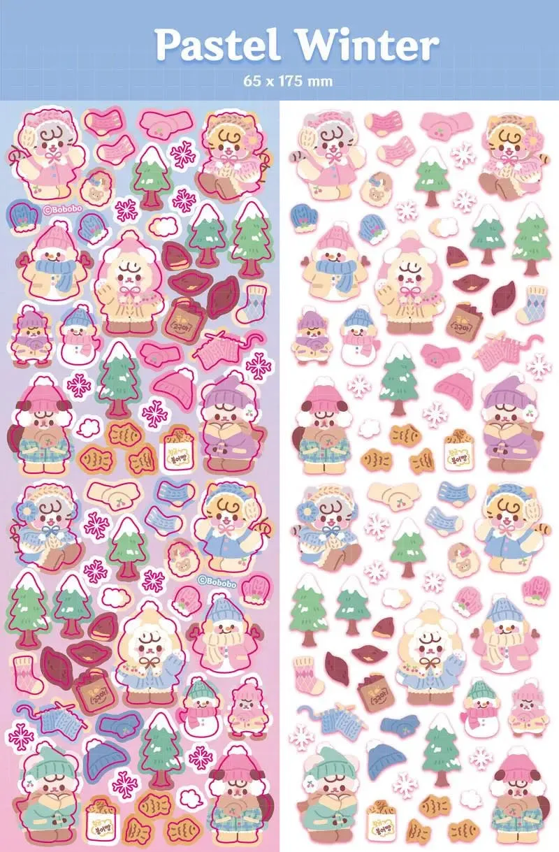 Generic Cute Cartoon Girl Stickers Kawaii Planner Diary Stickers