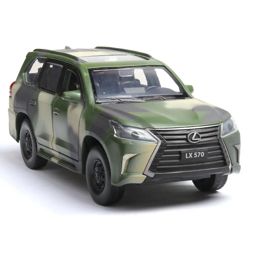 1:24 Simulation Alloy Car Model Diecast Metal Six Doors Sound And Light Military Version SUV Model Toy Apply For Lexus LX570
1:24 Simulation Alloy Car Model Diecast Metal Six Doors Sound And Light Military Version SUV Model Toy Apply For Lexus LX570