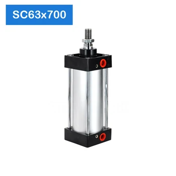SC63x700 pneumatic cylinder free shipping, bore 63mm, stroke 700mm, single pole double acting standard air cylinder SC63*700
SC63x700 pneumatic cylinder free shipping, bore 63mm, stroke 700mm, single pole double acting standard air cylinder SC63*700