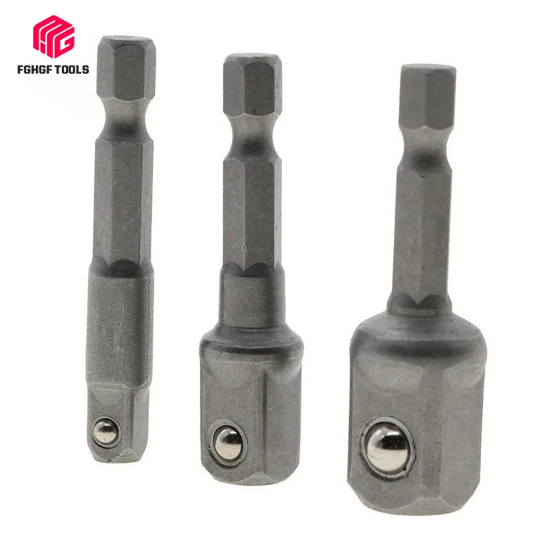 FGHGF 3pc/set 1/4" 3/8" 1/2" Hex Power Drill Bit Socket Spanner Torque Nut Extension Wrench Adaptor Shank Tool Accessories
FGHGF 3pc/set 1/4" 3/8" 1/2" Hex Power Drill Bit Socket Spanner Torque Nut Extension Wrench Adaptor Shank Tool Accessories
