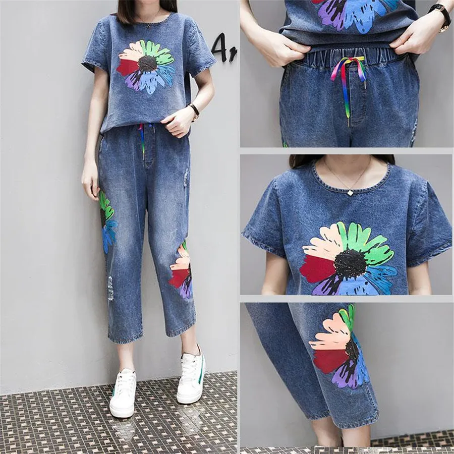 New Summer Tracksuit For shorts women Clothes For Women Denim suit Loose Slim Two-piece Suit Retro Jeans Suit
New Summer Tracksuit For shorts women Clothes For Women Denim suit Loose Slim Two-piece Suit Retro Jeans Suit