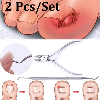 2 Pcs/Set Ingrown Toenail Correction Nipper Clipper Cutter Dead Skin Pusher Remover Nail Cuticle Remover Nail Care Tool
2 Pcs/Set Ingrown Toenail Correction Nipper Clipper Cutter Dead Skin Pusher Remover Nail Cuticle Remover Nail Care Tool