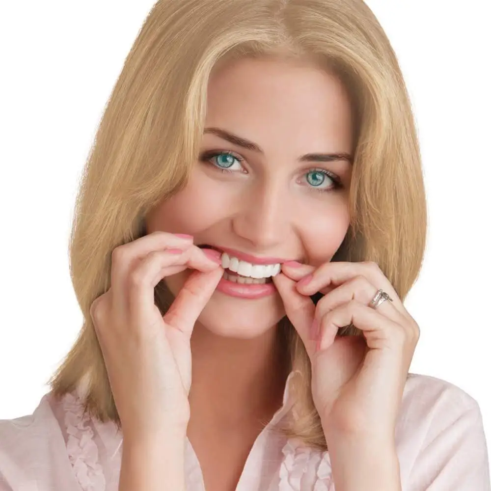 Perfect Fit Teeth Whitening Fake Tooth Cover Snap On Silicone Smile Veneers Teeth Upper Beauty Tool Cosmetic Teeth 2Pcs
Perfect Fit Teeth Whitening Fake Tooth Cover Snap On Silicone Smile Veneers Teeth Upper Beauty Tool Cosmetic Teeth 2Pcs