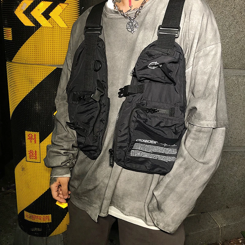 High Street Tactical Vest Multi-function 3M Reflective Strip Military Cargo Vest Sleeveless Jacket Men's Vest Streetwear Black
High Street Tactical Vest Multi-function 3M Reflective Strip Military Cargo Vest Sleeveless Jacket Men's Vest Streetwear Black