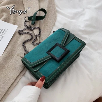 YBYT vintage nubuck PU leather crossbody bags for women small chain shoulder messenger bag purse hotsale female top-handle bags
YBYT vintage nubuck PU leather crossbody bags for women small chain shoulder messenger bag purse hotsale female top-handle bags