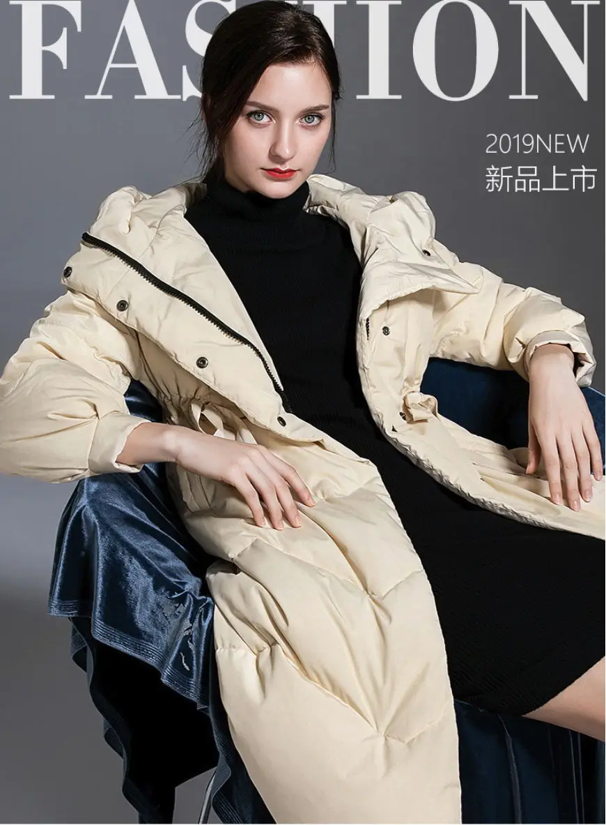 2019 New Long Paragraph Over The Knee Down Jacket Women European And American style white duck down waist fashion trend down jac
2019 New Long Paragraph Over The Knee Down Jacket Women European And American style white duck down waist fashion trend down jac