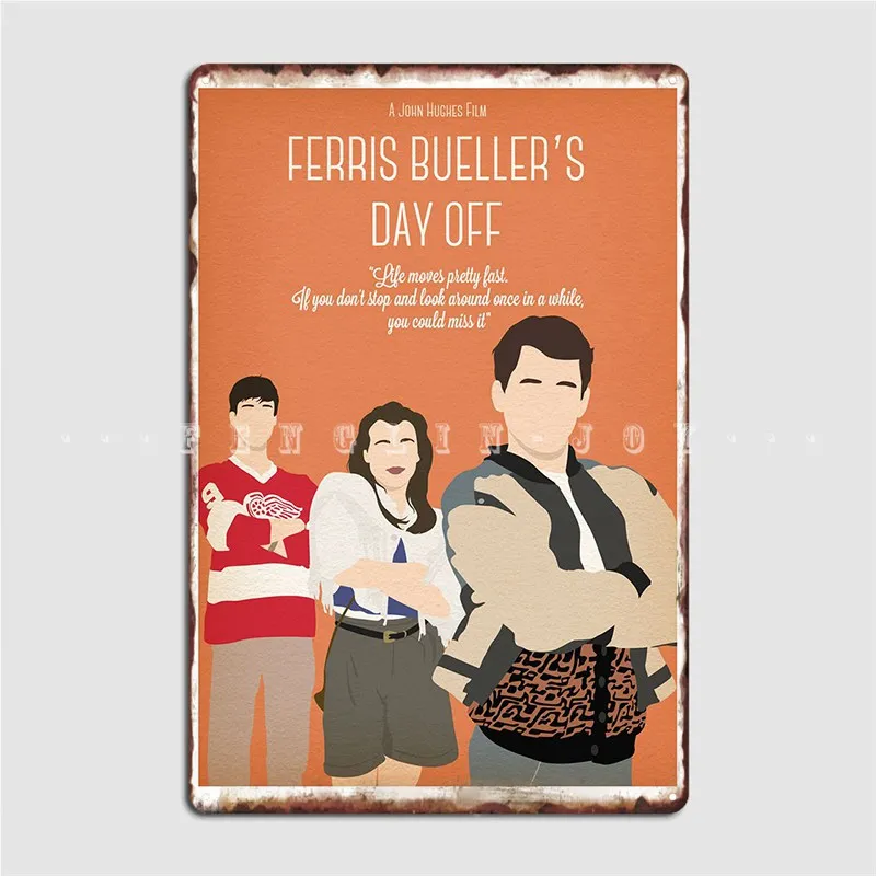 Ferris Bueller's Day Off Metal Plaque Poster Plaques Living Room Wall Mural Vintage Tin Sign Poster
Ferris Bueller's Day Off Metal Plaque Poster Plaques Living Room Wall Mural Vintage Tin Sign Poster