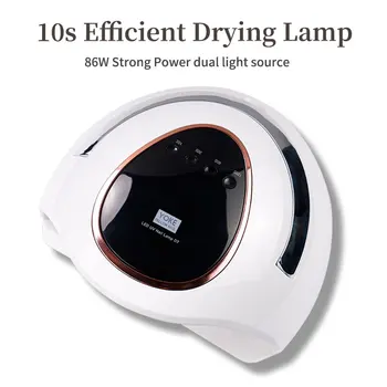 New UV LED Lamp for Manicure Drying Lamp 86W Powerful Fast Curing Speed Drying Nails Gel Polish LED Lamp for Nails Dryer Tools
New UV LED Lamp for Manicure Drying Lamp 86W Powerful Fast Curing Speed Drying Nails Gel Polish LED Lamp for Nails Dryer Tools