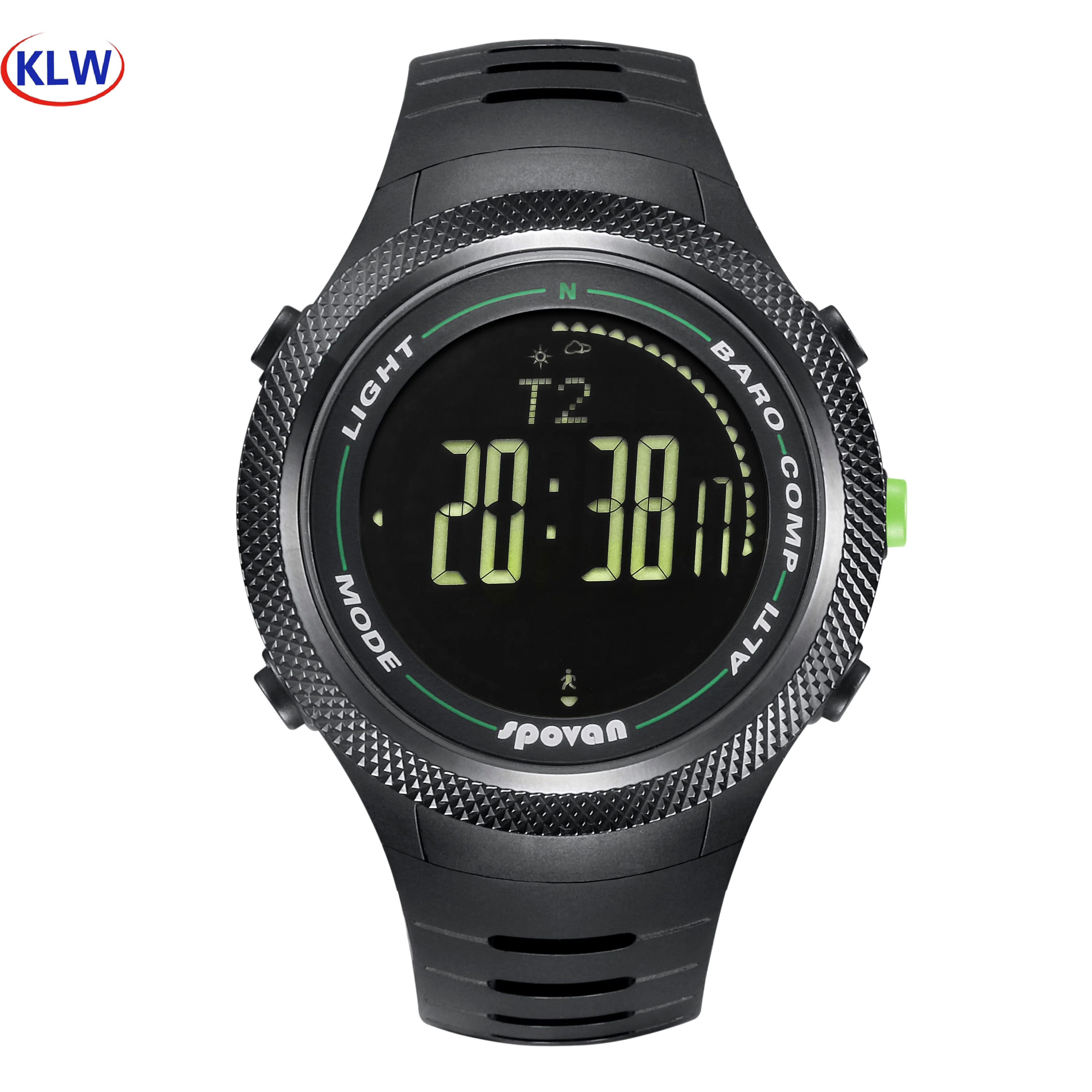 

Leader2 Date Time Display Weather Forecast Barometer Altimeter Chronograph Compass Alarm Thermometer Measuring Smart Sport Watch