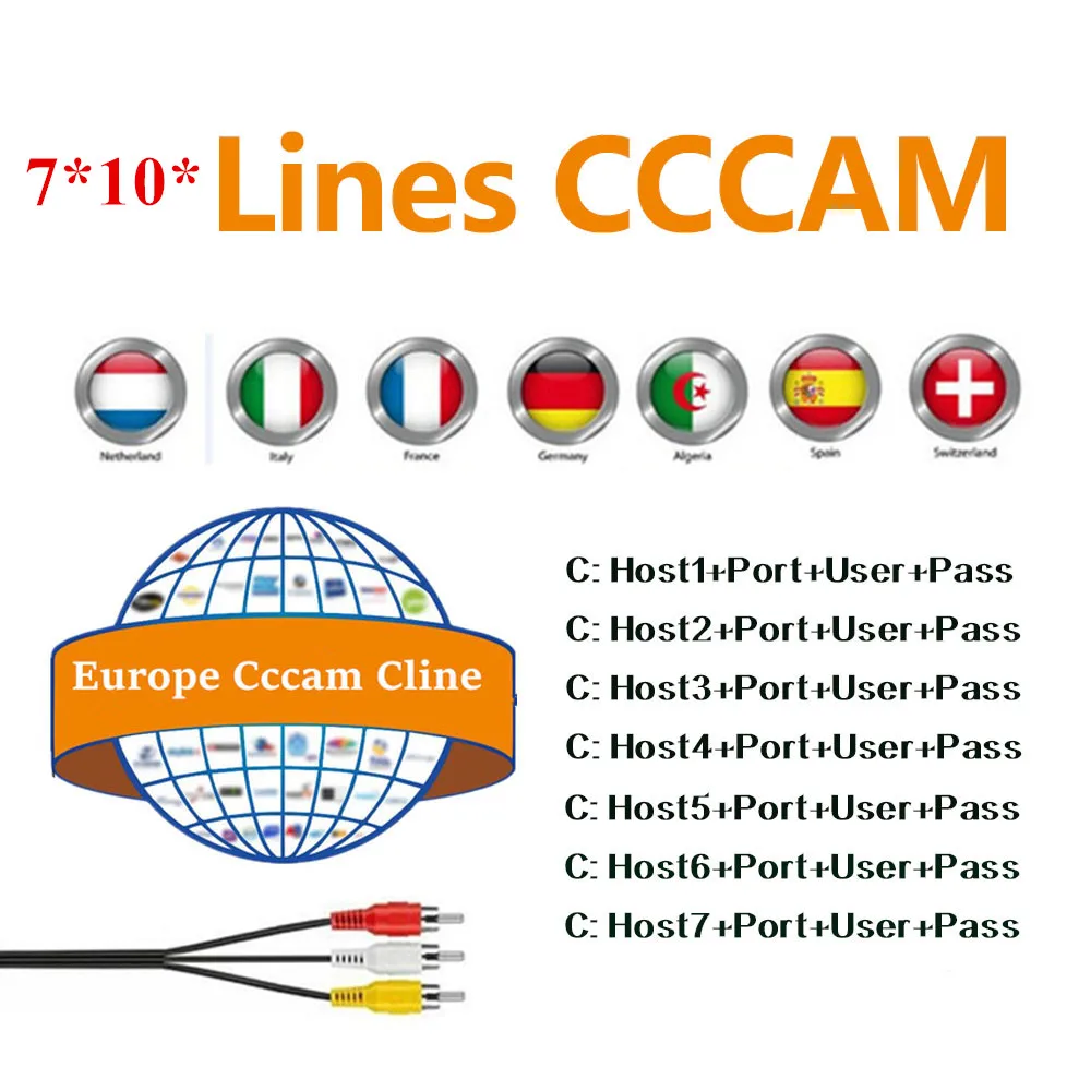 Cccam-servidor de 2020 lÃneas HD para España, servidor de cline para Europa, Portugal, Italia y España, usado para receptor de s
Cccam-servidor de 2020 lÃneas HD para España, servidor de cline para Europa, Portugal, Italia y España, usado para receptor de s