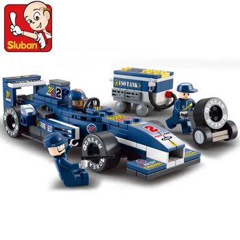 SLUBAN 0351 building blocks Sets 196 pcs DIY Bricks truck boy toys AIBOULLY F1 Racing car Series Christmas Gift 
SLUBAN 0351 building blocks Sets 196 pcs DIY Bricks truck boy toys AIBOULLY F1 Racing car Series Christmas Gift