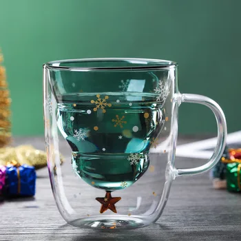 300ML Double Layered Anti Scald Glass Christmas Tree Starry Sky Coffee Mug Thermal Insulation Breakfast Milk Cup Children's Gift
300ML Double Layered Anti Scald Glass Christmas Tree Starry Sky Coffee Mug Thermal Insulation Breakfast Milk Cup Children's Gift