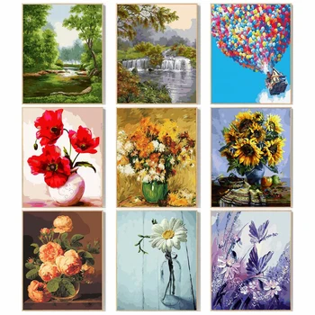 Frameless Painting By Numbers DIY Digital Oil Painting Canvas Painting Gift Home Decoration Van Gogh - Roses Sunflower 40x50cm
Frameless Painting By Numbers DIY Digital Oil Painting Canvas Painting Gift Home Decoration Van Gogh - Roses Sunflower 40x50cm