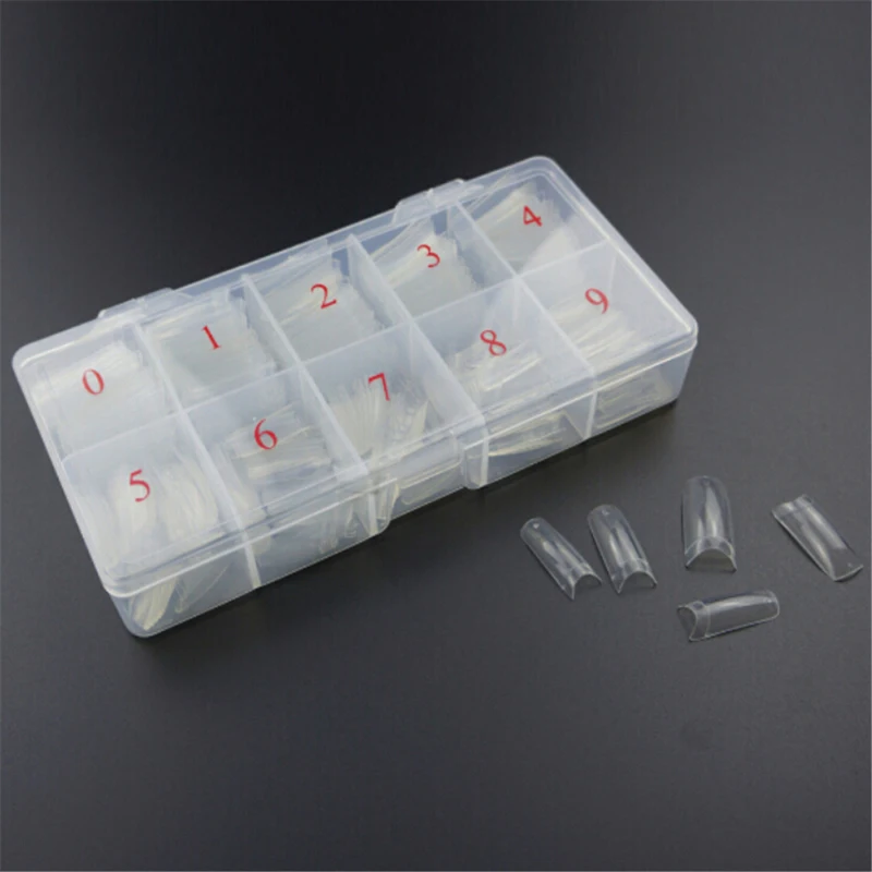 10/11 Acrylic Plastic False Nail Tips Storage Box Natural Cells Fake Manicure Tips Translucent Case Tool
10/11 Acrylic Plastic False Nail Tips Storage Box Natural Cells Fake Manicure Tips Translucent Case Tool