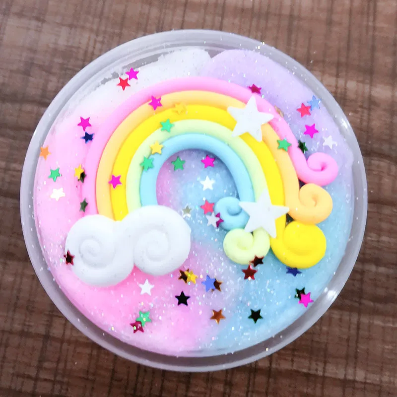 New Rainbow Wire Drawing Mud Slime Snow Mud Thousand Silk Slime Slime Decompression Plasticine Toys cloud slime slime toys
New Rainbow Wire Drawing Mud Slime Snow Mud Thousand Silk Slime Slime Decompression Plasticine Toys cloud slime slime toys