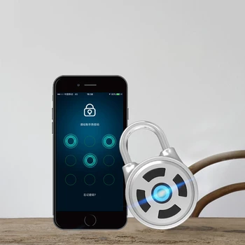 Electronic Padlock With Bluetooth APP Intelligent Password Lock APP Unlock Anti-Theft Security Combination Padlock Indoor
Electronic Padlock With Bluetooth APP Intelligent Password Lock APP Unlock Anti-Theft Security Combination Padlock Indoor