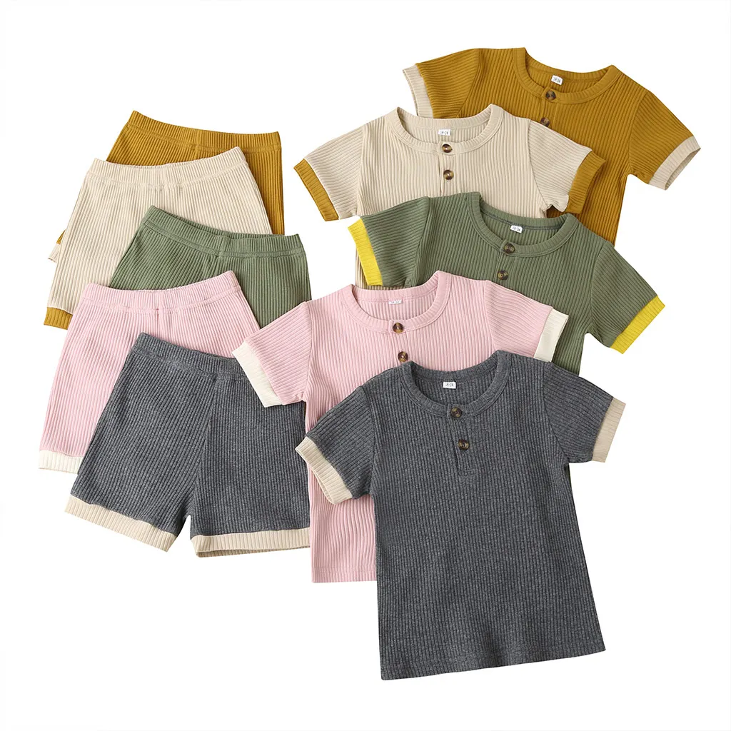 

Детская одежда, Новинка лета 2023, Детский костюм в Корейском стиле для девочек, домашний костюм из двух предметов для детей среднего и маленького возраста, 35