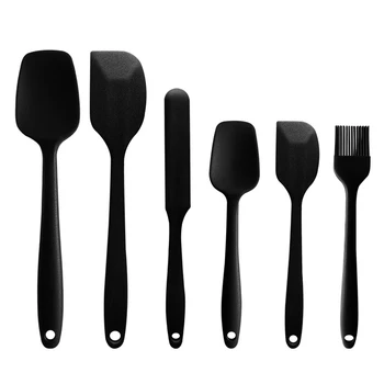 6pcs Heat Resistant Mixing Non Stick Baking Cooking Long Handle Silicone Spatula Set Dishwasher Safe Oil Brush Kitchen Utensils
6pcs Heat Resistant Mixing Non Stick Baking Cooking Long Handle Silicone Spatula Set Dishwasher Safe Oil Brush Kitchen Utensils