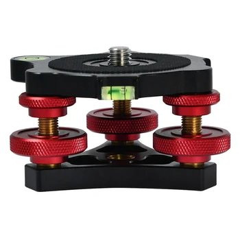 LP-64 3/8 Inch Screw Tripod Leveling Base with 3 Adjustment Dials
LP-64 3/8 Inch Screw Tripod Leveling Base with 3 Adjustment Dials