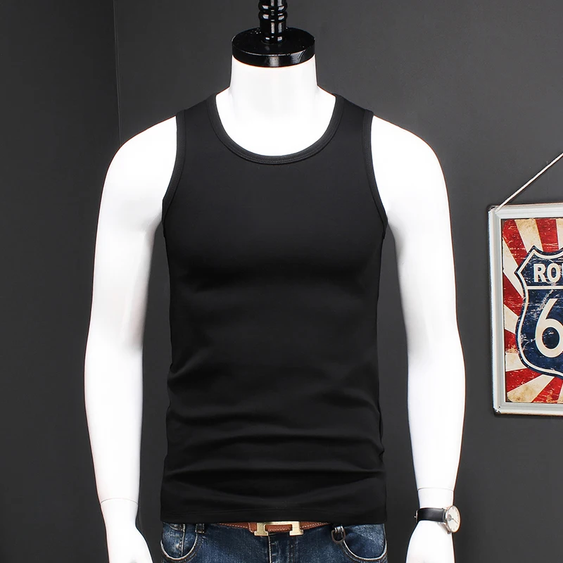 O-Neck Stretch Cotton Modal Tank Top Men Summer Sleeveless Shirts Bodybuilding Muscle Singlet Mens Vest Black Workout Undershirt
O-Neck Stretch Cotton Modal Tank Top Men Summer Sleeveless Shirts Bodybuilding Muscle Singlet Mens Vest Black Workout Undershirt