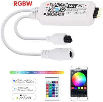 Smart LED Strip Lights RGBW Kit with WiFi LED Controller,Works with Amazon Alexa and Google Assistant (Only WiFi LED Controller)
Smart LED Strip Lights RGBW Kit with WiFi LED Controller,Works with Amazon Alexa and Google Assistant (Only WiFi LED Controller)