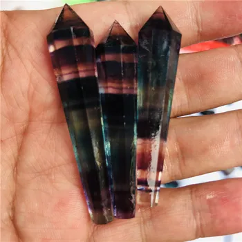 Natural fluorite crystal color bar fluorite octagonal crystal point therapy bar treatment stone 1pc
Natural fluorite crystal color bar fluorite octagonal crystal point therapy bar treatment stone 1pc