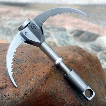 Outdoor Multifunction Tool Survival Sawtooth Hook High Strength Stainless Steel Climbing Claw Foldable Portable Climbing Tools
Outdoor Multifunction Tool Survival Sawtooth Hook High Strength Stainless Steel Climbing Claw Foldable Portable Climbing Tools