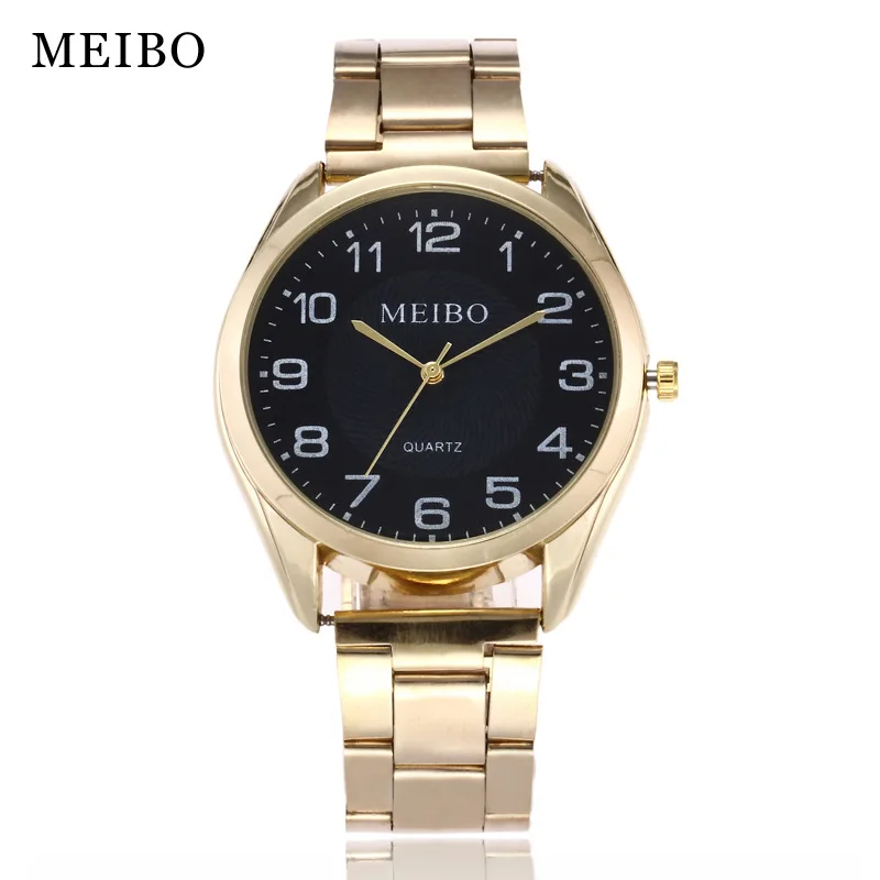 Hot Selling Simple Fashion Business with Numbers Surface Luxury Gold Color Steel Belt Couples Quartz Watch
Hot Selling Simple Fashion Business with Numbers Surface Luxury Gold Color Steel Belt Couples Quartz Watch