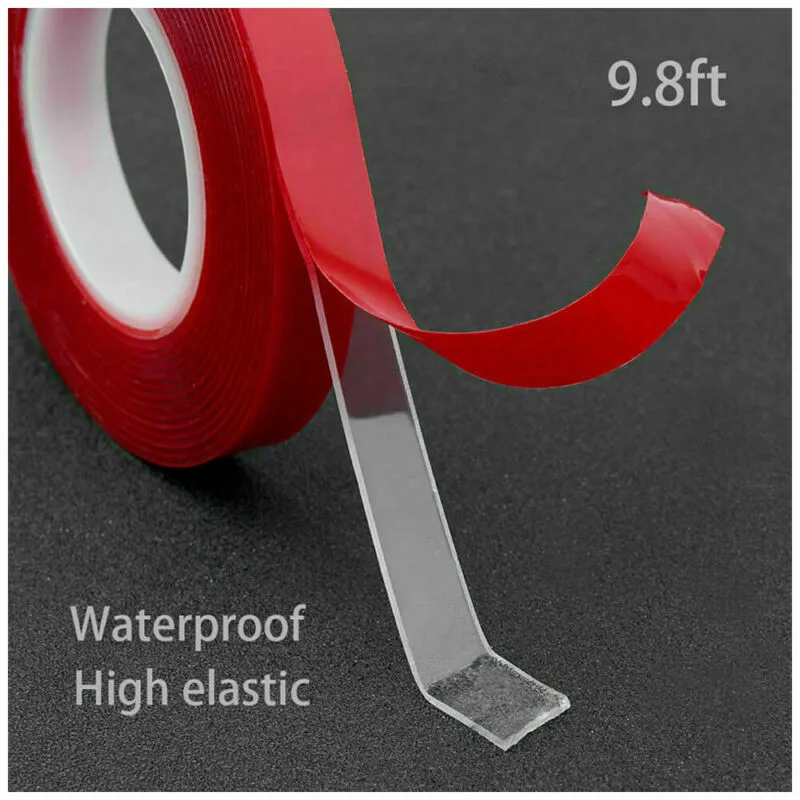 300cm Transparent Silicone Double Sided Tape Sticker For Car High Strength High Strength No Traces Adhesive Sticker Living Goods
300cm Transparent Silicone Double Sided Tape Sticker For Car High Strength High Strength No Traces Adhesive Sticker Living Goods