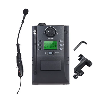 Portable UHF Instrument Wireless Microphone System with Receiver & Transmitter 32 Channels for Violin
Portable UHF Instrument Wireless Microphone System with Receiver & Transmitter 32 Channels for Violin