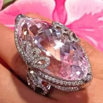Modyle 2020 New Fashion Silver Color Big Pink CZ Stone Flower Wedding Ring for Woman Dropshipping
Modyle 2020 New Fashion Silver Color Big Pink CZ Stone Flower Wedding Ring for Woman Dropshipping