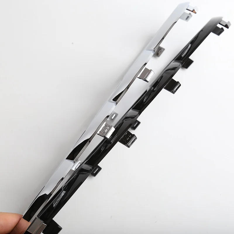 Новый автомобиль укладка 4 кольцо 3D ABS серебристый черный гриль спереди и сзади