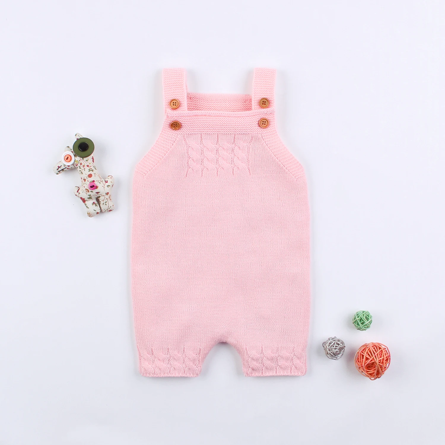 Baby's Comfy Solid Strap Knit Romper Button Closure Autumn Casual Sling with One Button for Baby Girl Boy
Baby's Comfy Solid Strap Knit Romper Button Closure Autumn Casual Sling with One Button for Baby Girl Boy