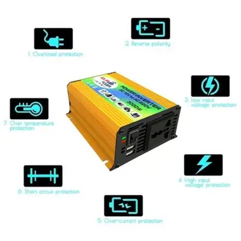 3000W DC12V to 220V Dual USB Car Power Inverter Converter Adapter Voltage Convertor Transformer Home Appliances Car
3000W DC12V to 220V Dual USB Car Power Inverter Converter Adapter Voltage Convertor Transformer Home Appliances Car