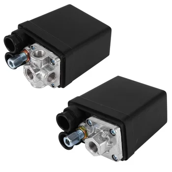 2 PCS Air Compressor Pressure Switch Automatic Air Pressure Switch for Home Factory Studio Company
2 PCS Air Compressor Pressure Switch Automatic Air Pressure Switch for Home Factory Studio Company