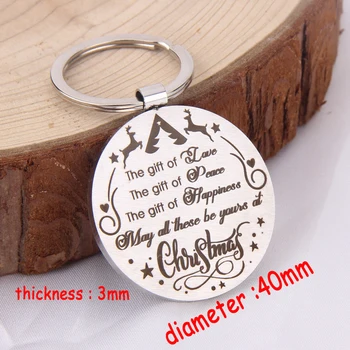 For Christmas Keychain Gift Big Round Engraved The Gift Of Love Peace Happiness May All These Be Yours At Christmas Key Ring
For Christmas Keychain Gift Big Round Engraved The Gift Of Love Peace Happiness May All These Be Yours At Christmas Key Ring
