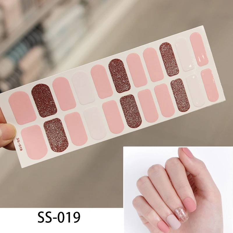 Lamemoria 22tips Nail Stickers Colorful Solid Color Gradient Color Three-color Mixed DIY Self-adhesive Paper Universe Jewelry
Lamemoria 22tips Nail Stickers Colorful Solid Color Gradient Color Three-color Mixed DIY Self-adhesive Paper Universe Jewelry