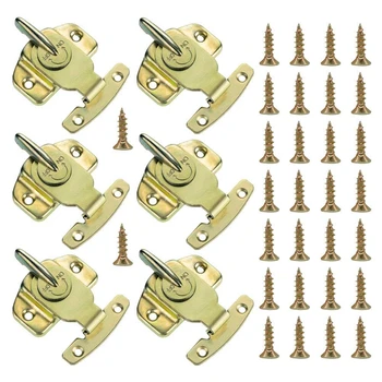 6 Pieces Dining Table Locks, Training Dining Table Connector Door Drawer Cabinet Buckle Hardware Accessories with 30 Pieces Scre
6 Pieces Dining Table Locks, Training Dining Table Connector Door Drawer Cabinet Buckle Hardware Accessories with 30 Pieces Scre