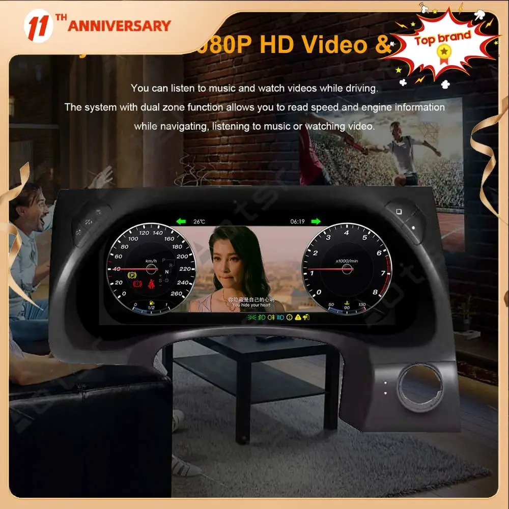 Android auto Digital Cluster Virtual Cockpit For Nissan Patrol Y62 2010-2019 Android LCD instrument panel car GPS navigation
Android auto Digital Cluster Virtual Cockpit For Nissan Patrol Y62 2010-2019 Android LCD instrument panel car GPS navigation