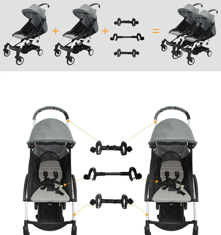 3Pcs/Set Baby Cart Assemble Connector Joint Linker for Yoyo Yoya Adjustable Length Folding Stroller Accessories for Stroller
3Pcs/Set Baby Cart Assemble Connector Joint Linker for Yoyo Yoya Adjustable Length Folding Stroller Accessories for Stroller