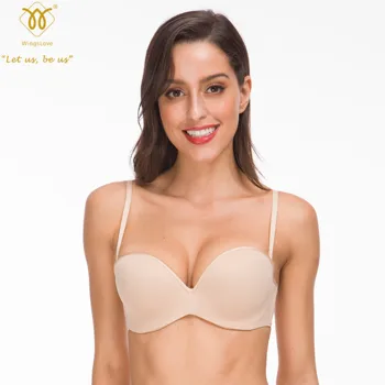 Wingslove Strapless Bra For Women Underwire Wedding Paty Bra Comfortale Push Up Lingere Underwear
Wingslove Strapless Bra For Women Underwire Wedding Paty Bra Comfortale Push Up Lingere Underwear